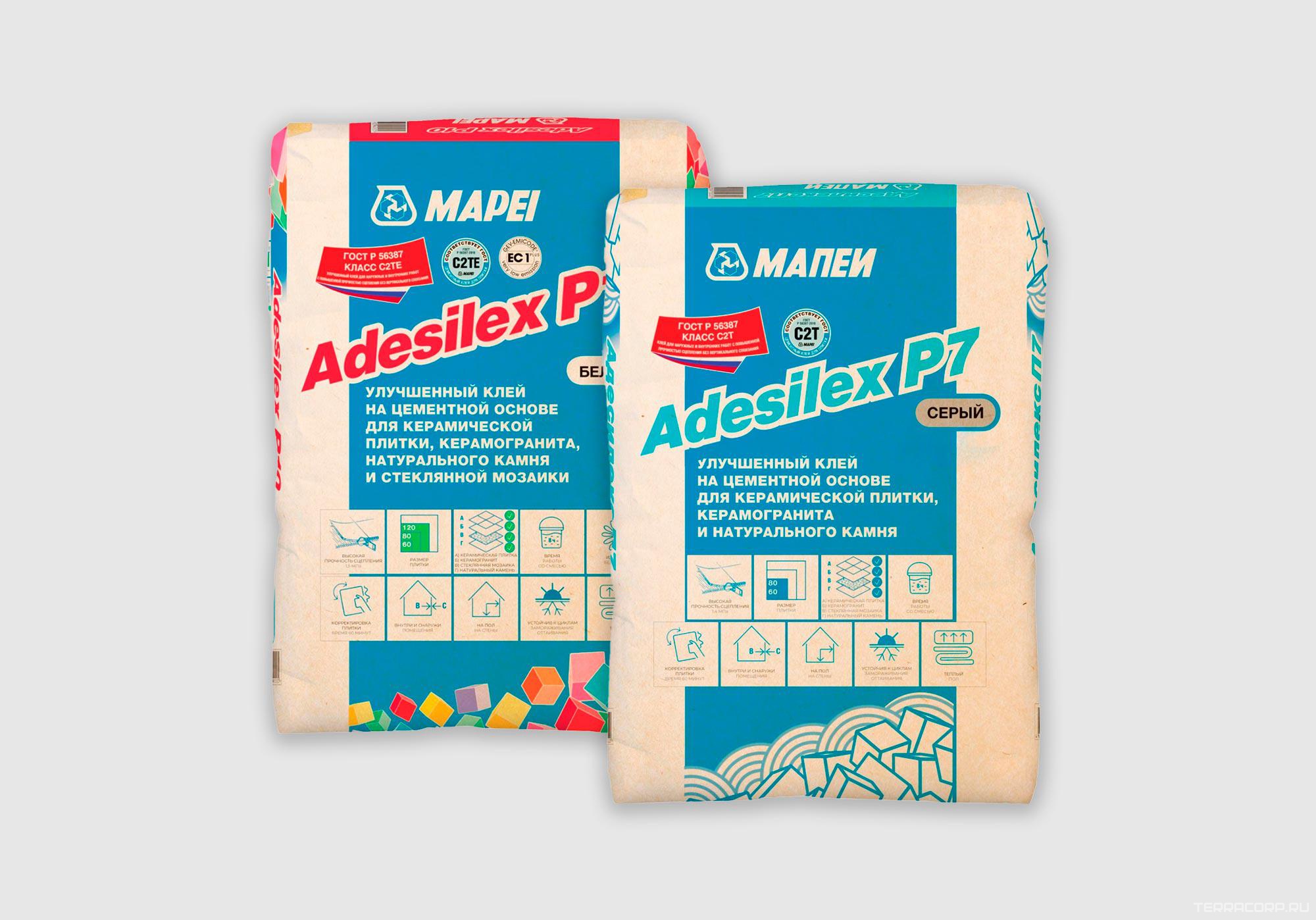 ADESILEX Р10 улучшенный белый клей на цементной основе (25 кг) Mapei Adesilex 277225, фото 1