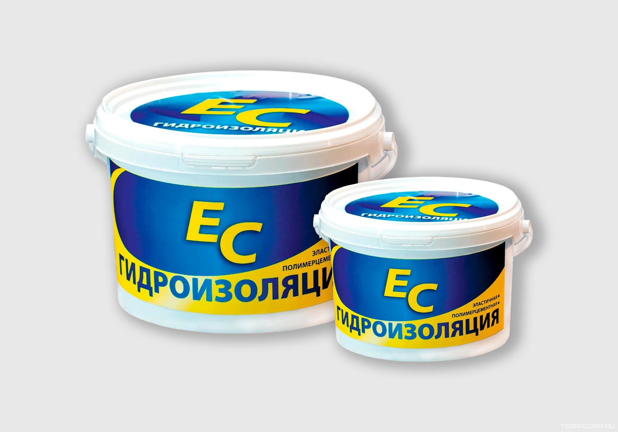 ЕС гидроизоляция эластичная,10 кг (Сухая полимерцементная смесь для внутренних и наружных работ) ( под заказ кратно поддонам) Екатеринодарские смеси ЕС Гидроизоляция ЕСГДИ/10, фото 1