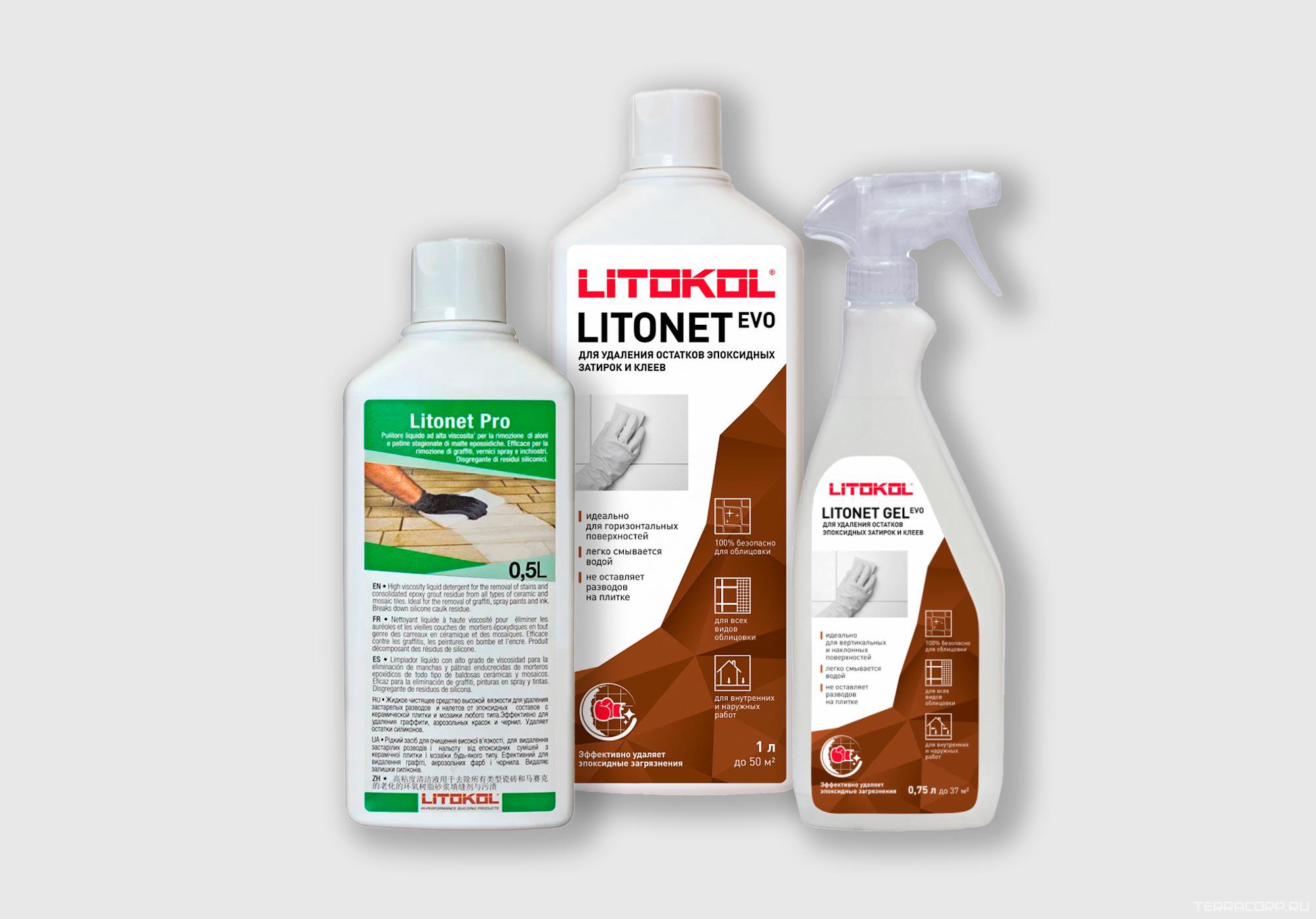 LITONET EVO Универсальный очиститель 1л Litokol LitoNet 103272, фото 1