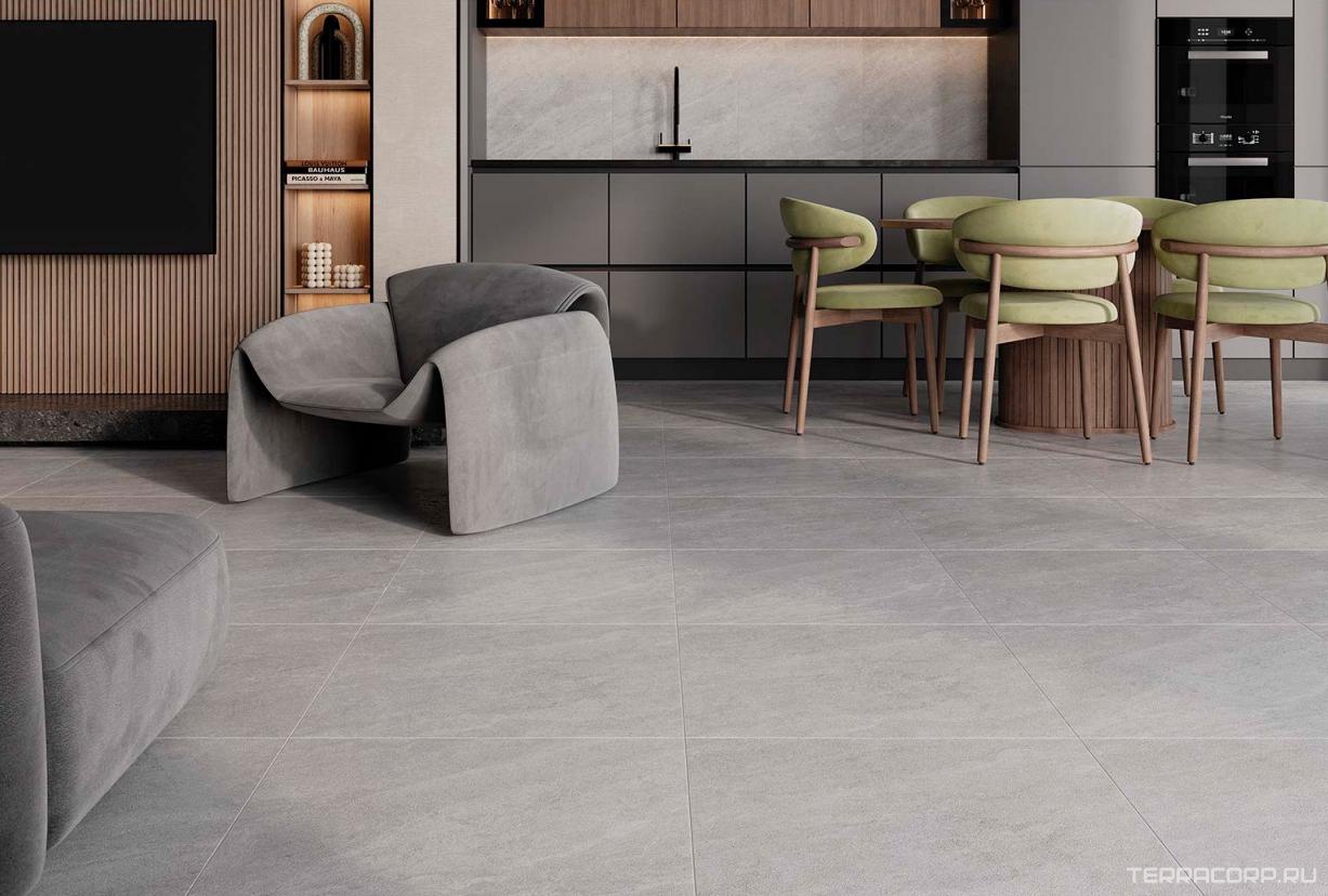 Керамогранит Gracia ceramica Horizon grey PG 01 60х60 Серый, фото 1