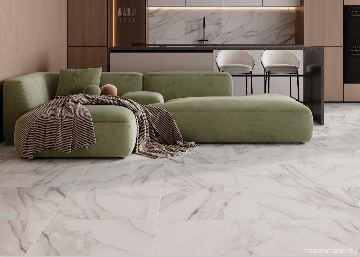 Керамогранит Gracia ceramica Extra white PG 01 60х60 Белый, фото 1