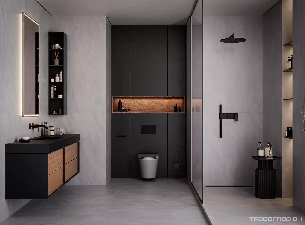 Керамогранит Gracia ceramica Super stone Керамогранит grey PG 01 60х120 XX Серый, фото 1
