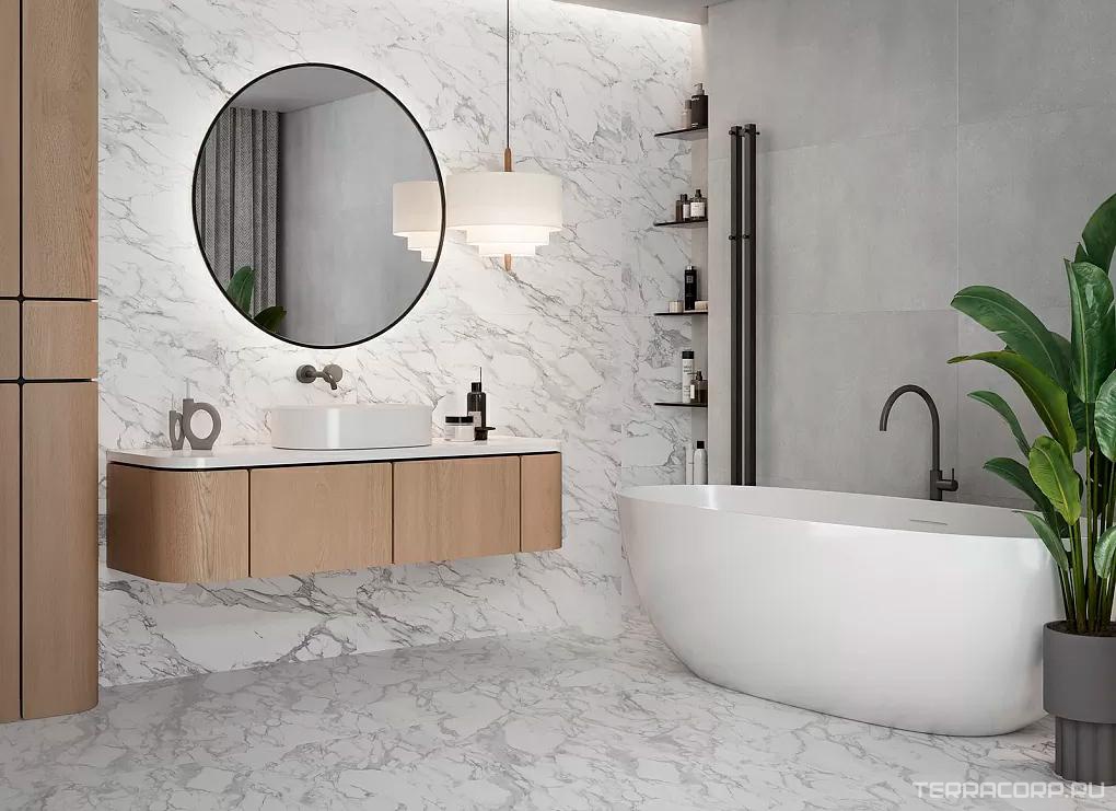 Керамогранит Gracia ceramica Platinum Керамогранит white PG 01 60х120 XX Белый, фото 1