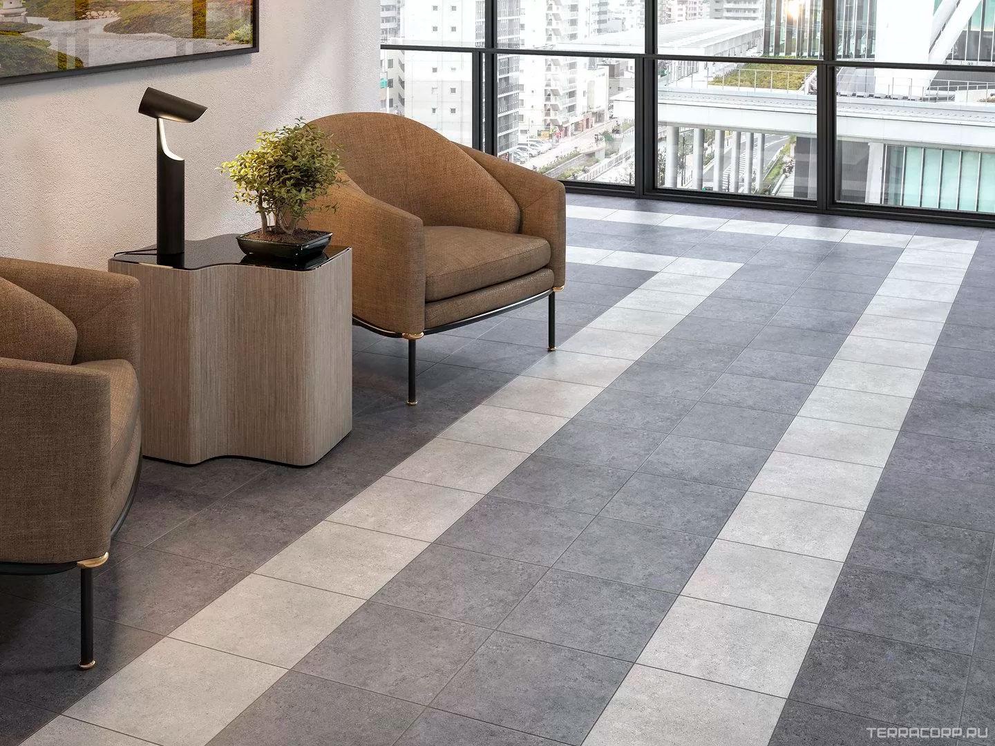 Ступени Kerama Marazzi Аллея серый плинтус гр. 30x7,2 ZZ Серый, фото 2