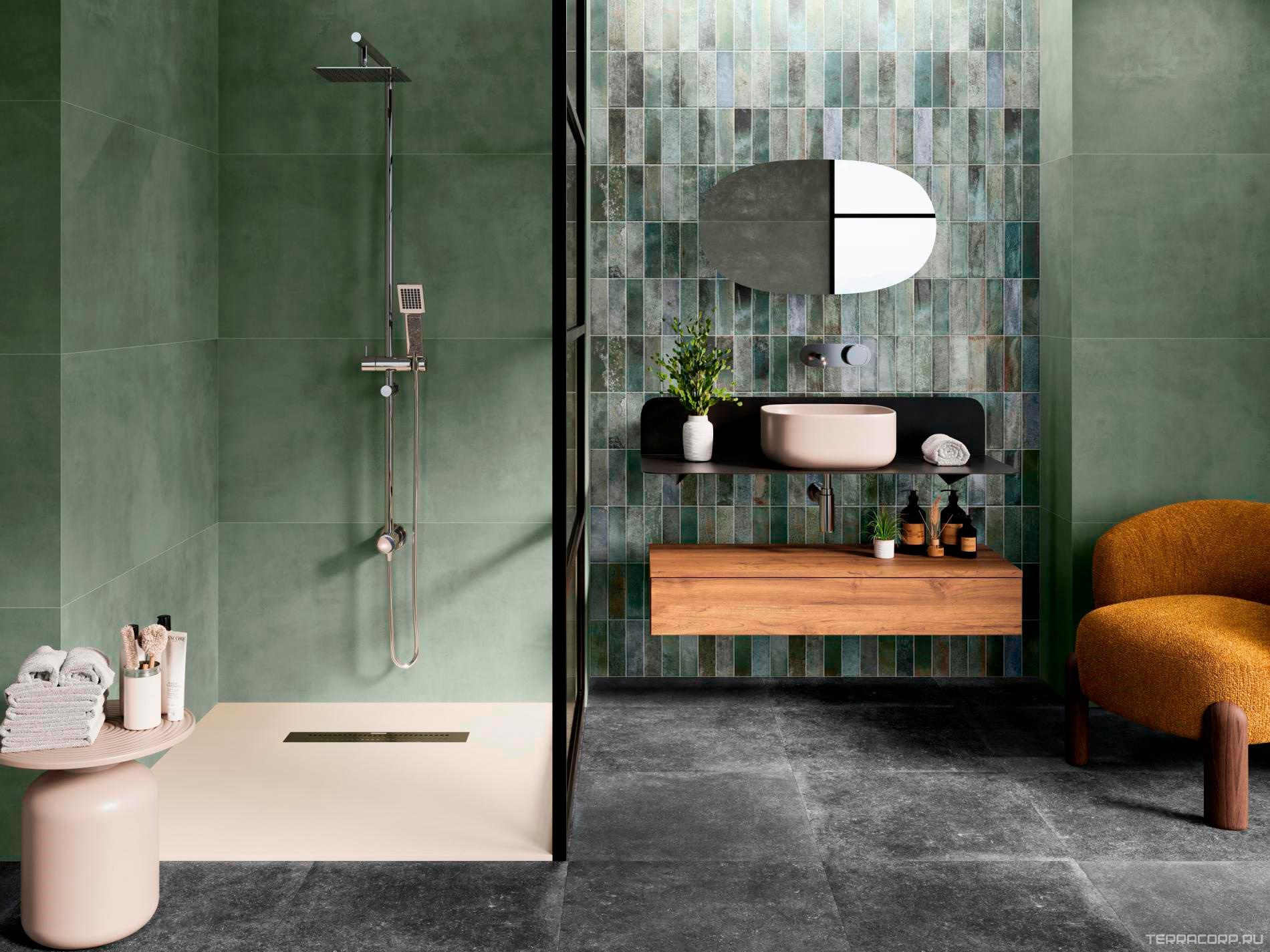 Керамическая плитка Pamesa Pre.Artline Artline Aqua ( аналог n146257. (белый цвет затирки ) 31,6x60 Синий, фото 1