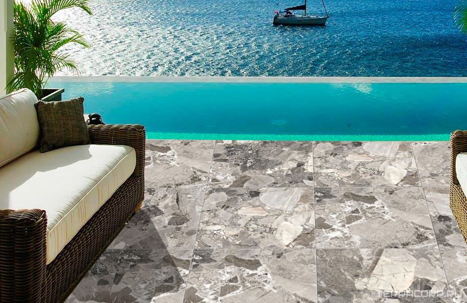 Керамогранит ProGRES Ceramica Pride grey матовый 60х60 Серый, фото 1