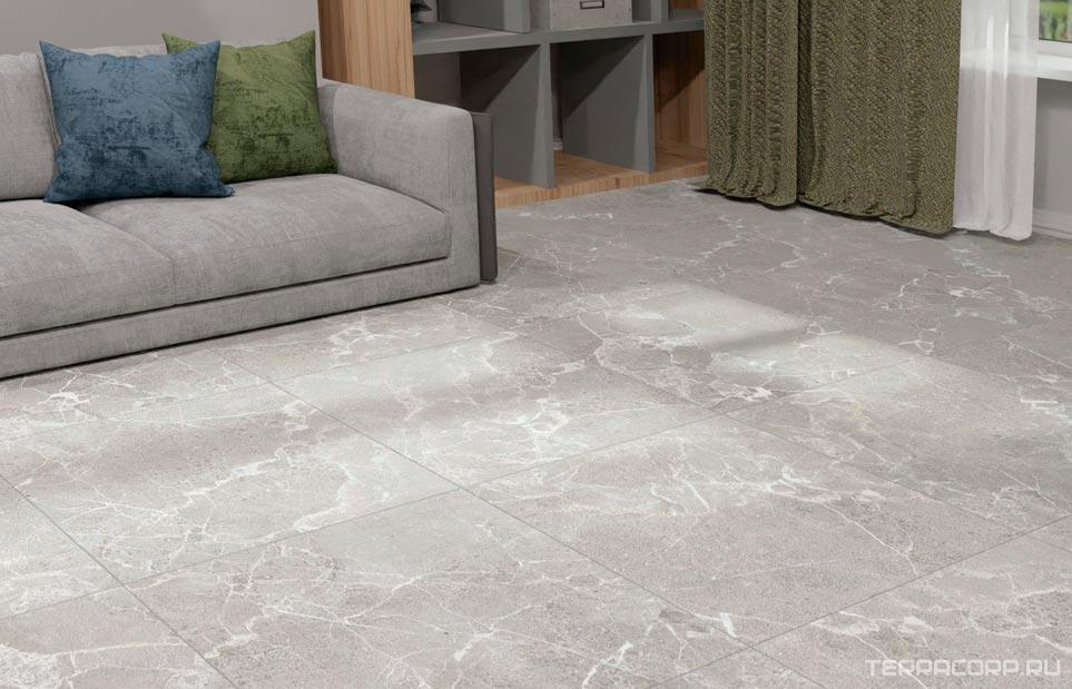 Керамогранит ProGRES Ceramica Garcia grey матовый 60х60 Серый, фото 1