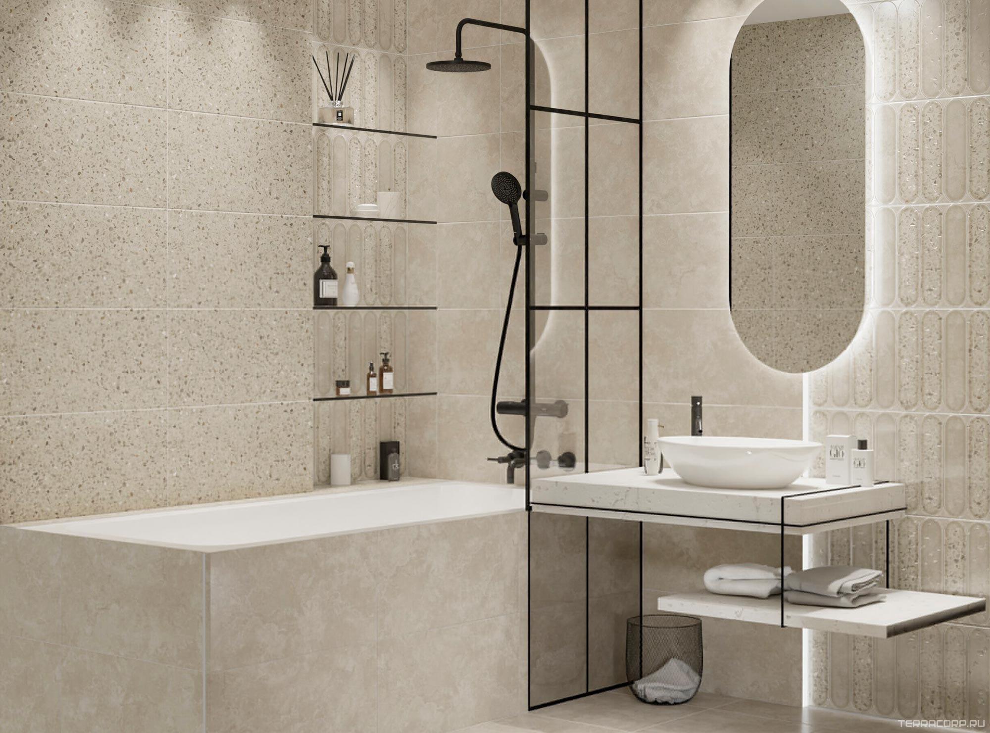 Керамическая плитка Azori Amarone Decor 1 31.5x63 Комбинированный, фото 1