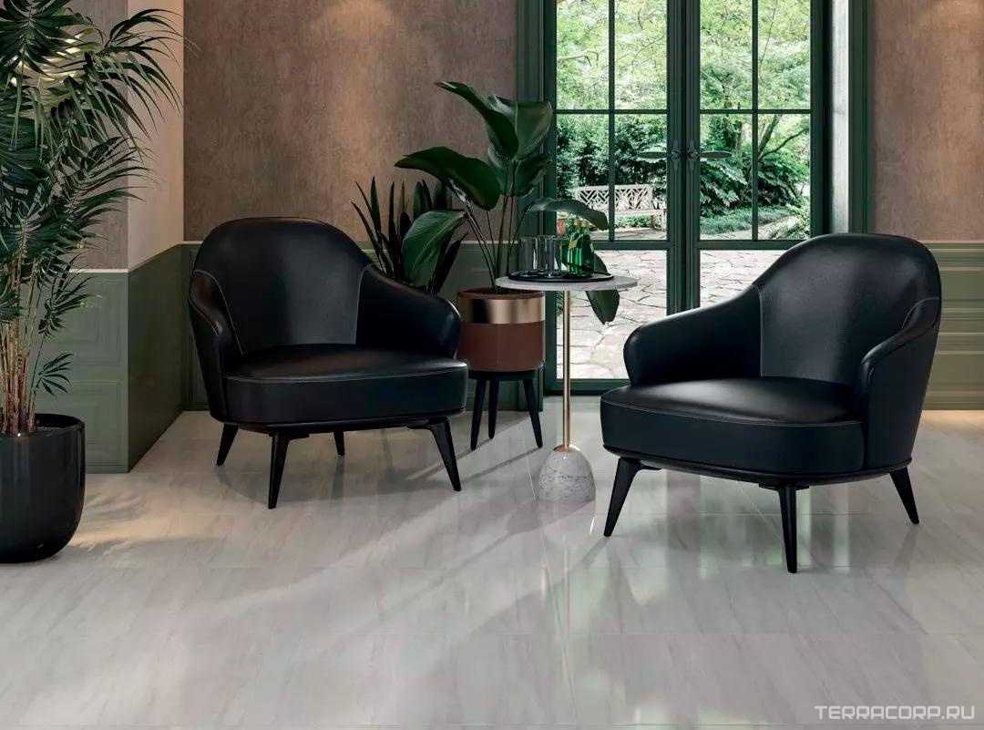 Керамическая плитка Kerama Marazzi Белем Бордюр серый светлый глянцевый обрезной 14,5x89,5 Серый, фото 4