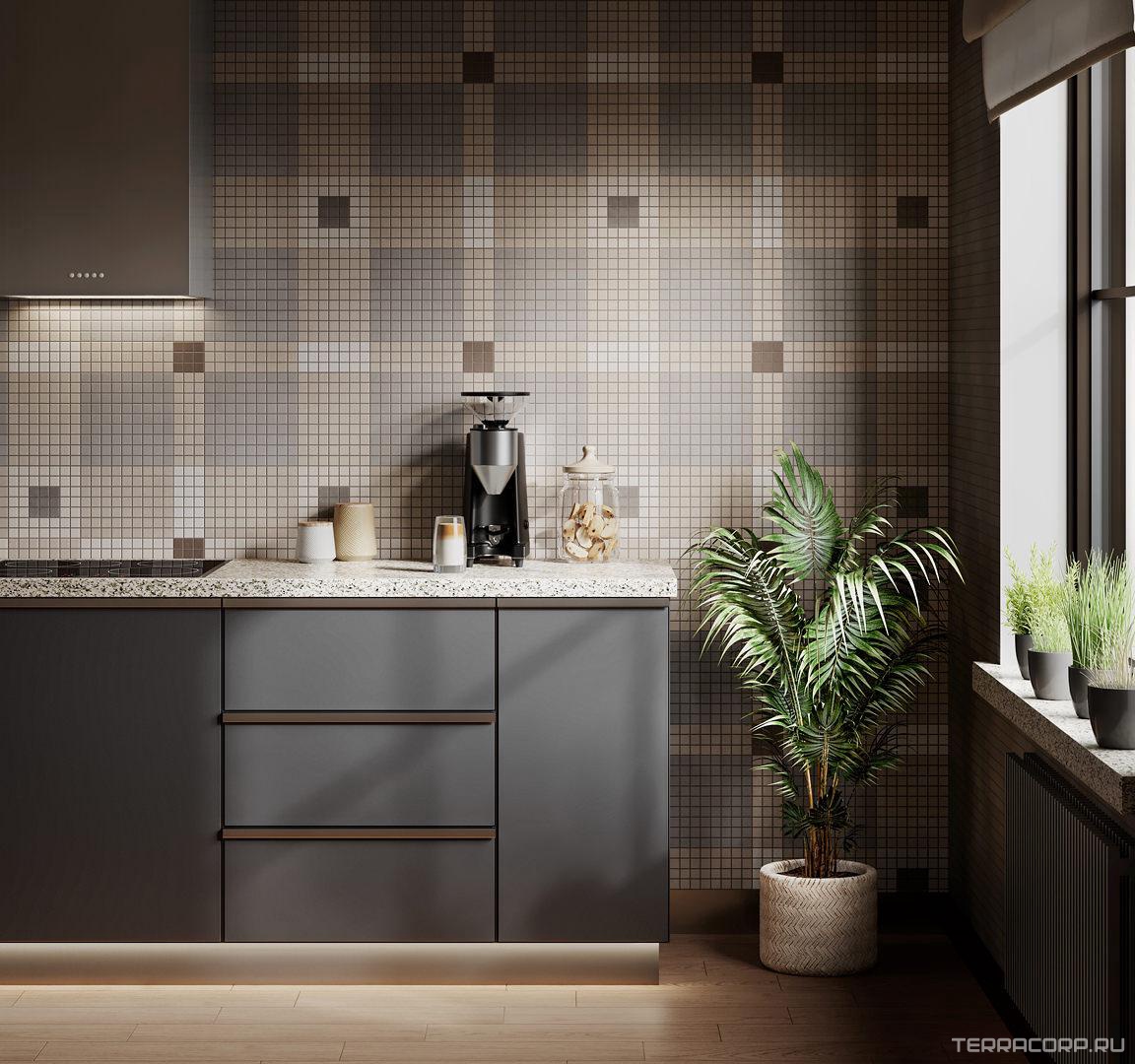 Мозаика Kerama Marazzi Кастелло орнамент серый XX29.8x29.8 Серый, фото 2