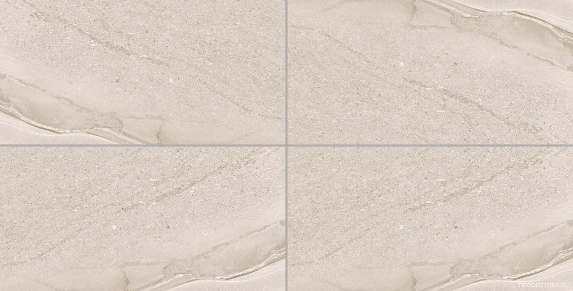 Керамогранит Zerde Parma beige рельеф 60x60 Бежевый, фото 1