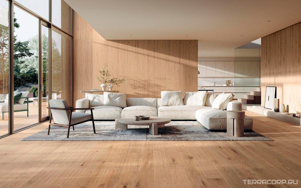 Керамогранит Atlas Concorde Italy Log Bright Oak 20x120 Бежевый, фото 1