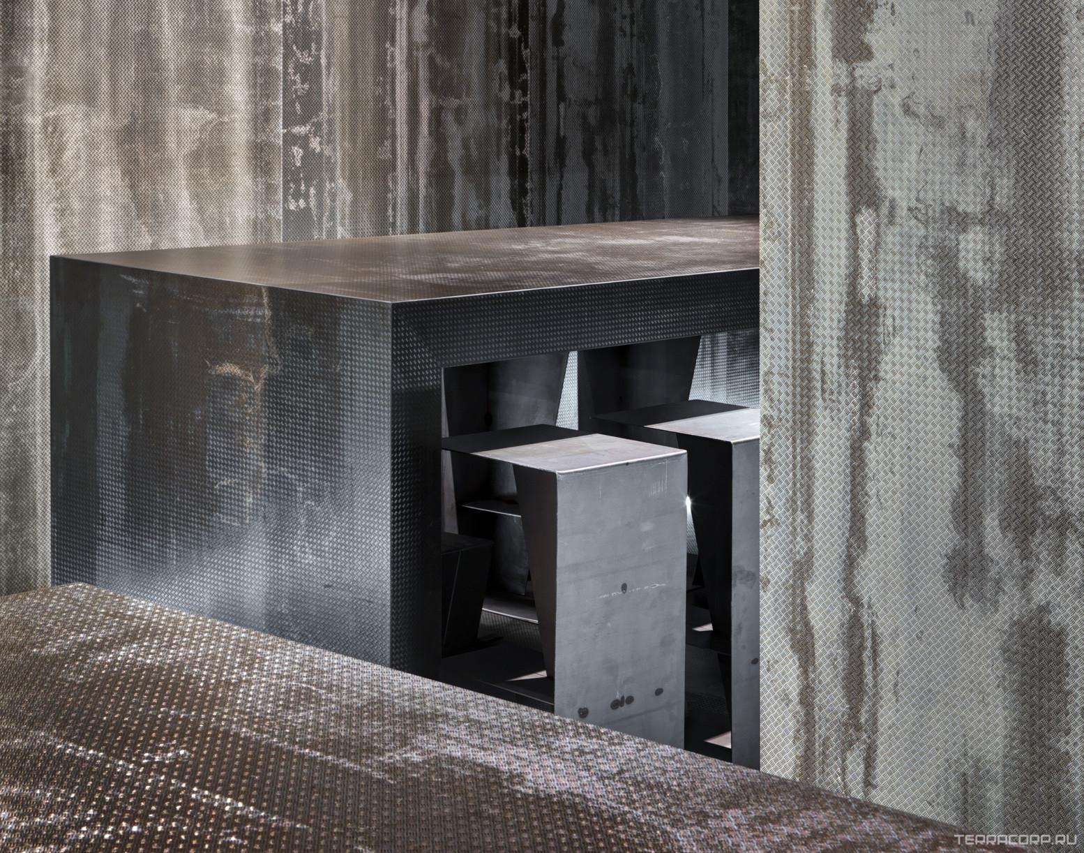 Керамогранит Laminam Rus I Metalli IMetalli Plutonio 3,5 mm 100x300 Серый, фото 2