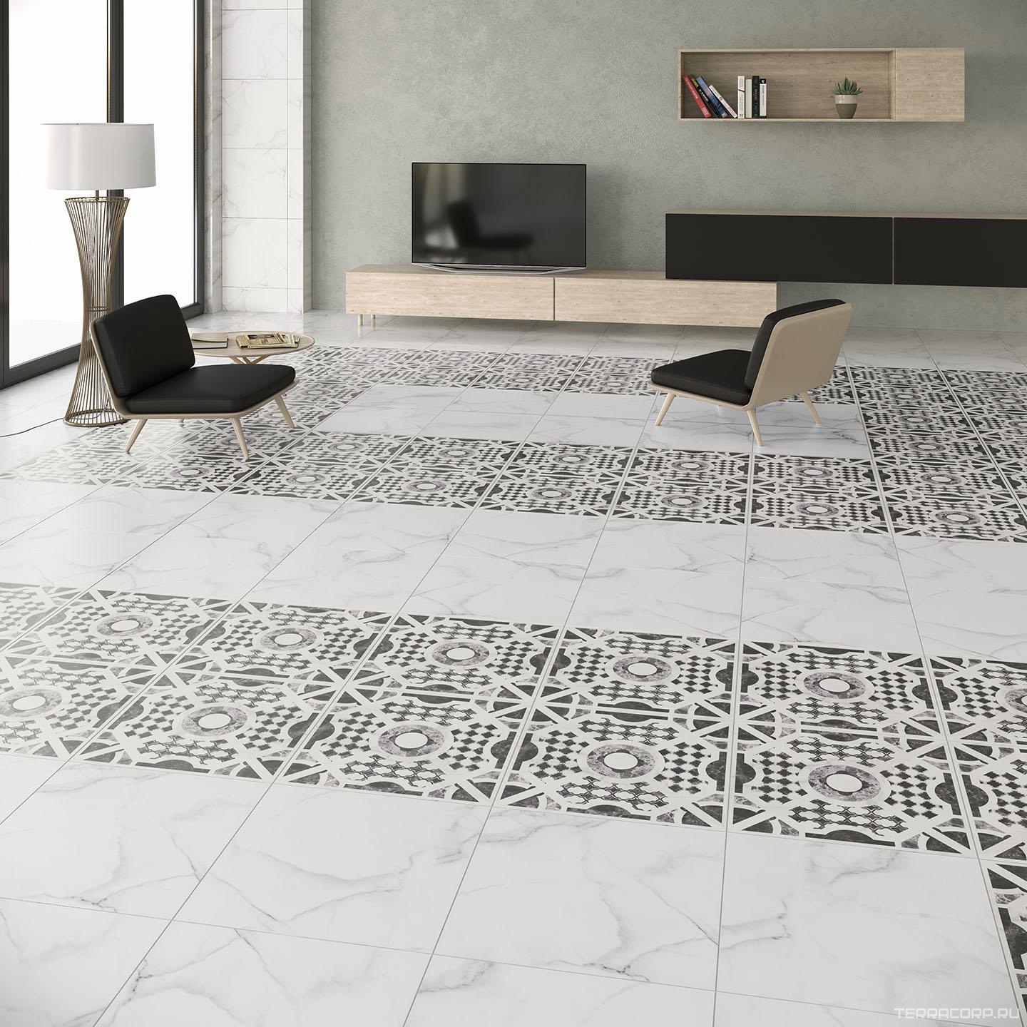 Керамогранит Gracia ceramica Casa Blanca Керамогранит white PG 0160x60 Белый, фото 2