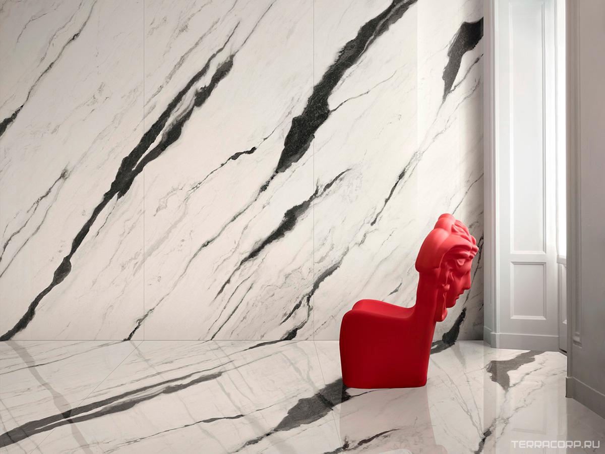 Керамогранит Versace MaximVS Panda White B Lap. XX120x278 Белый, фото 1