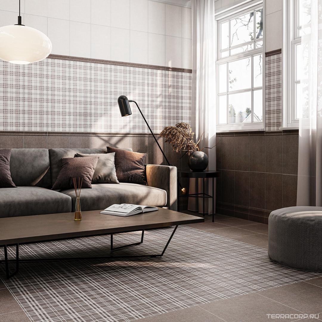Керамогранит Kerama Marazzi Трокадеро клетка беж светлый гр. XX40.2х40,2 Бежевый, фото 1