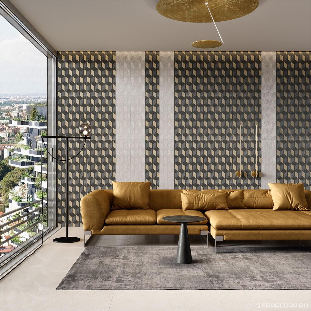 Керамическая плитка Kerama Marazzi Морандо серый темный обрезной XX25x75 Серый, фото 1