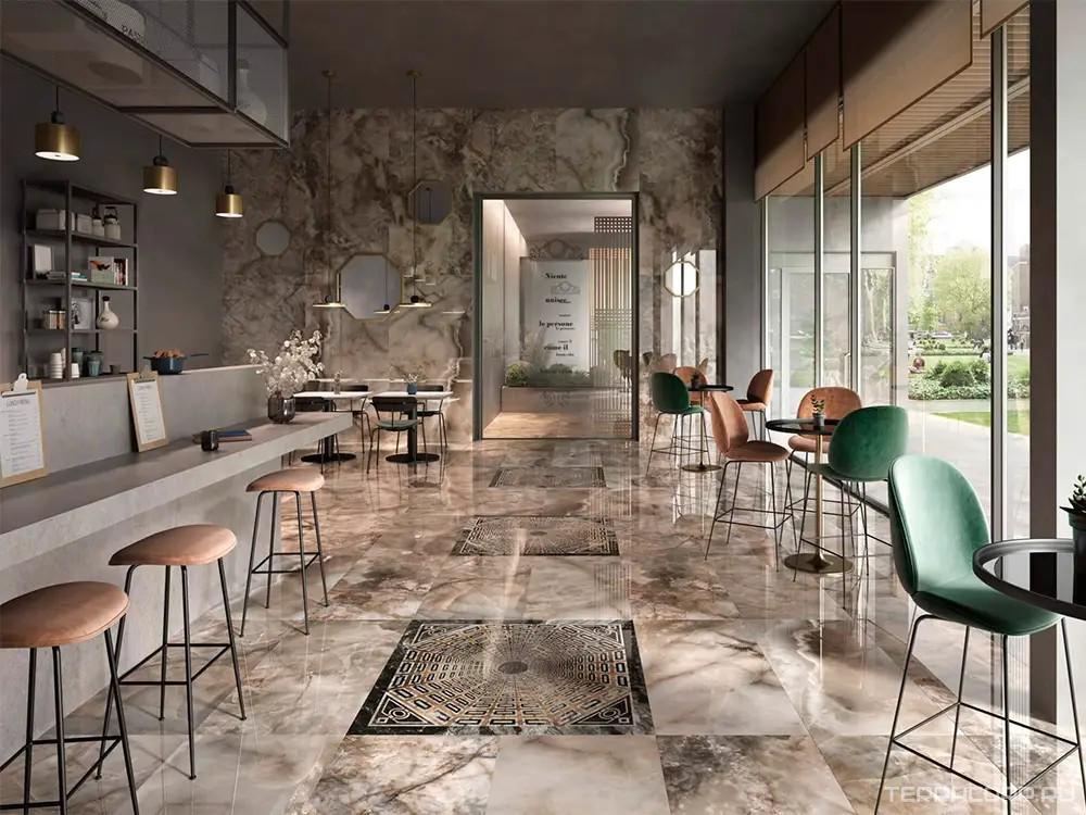 Керамогранит Kerama Marazzi Арката Декор серый тёмный лаппатированный (заказ от 500 м2)ZZ119.5x119.5 Серый, фото 2