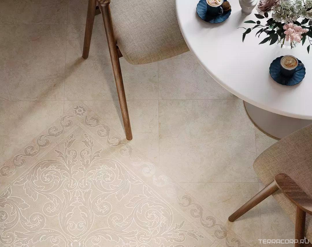 Керамогранит Kerama Marazzi Монсанту Декор серый светлый 7,2х7,2 Серый, фото 5