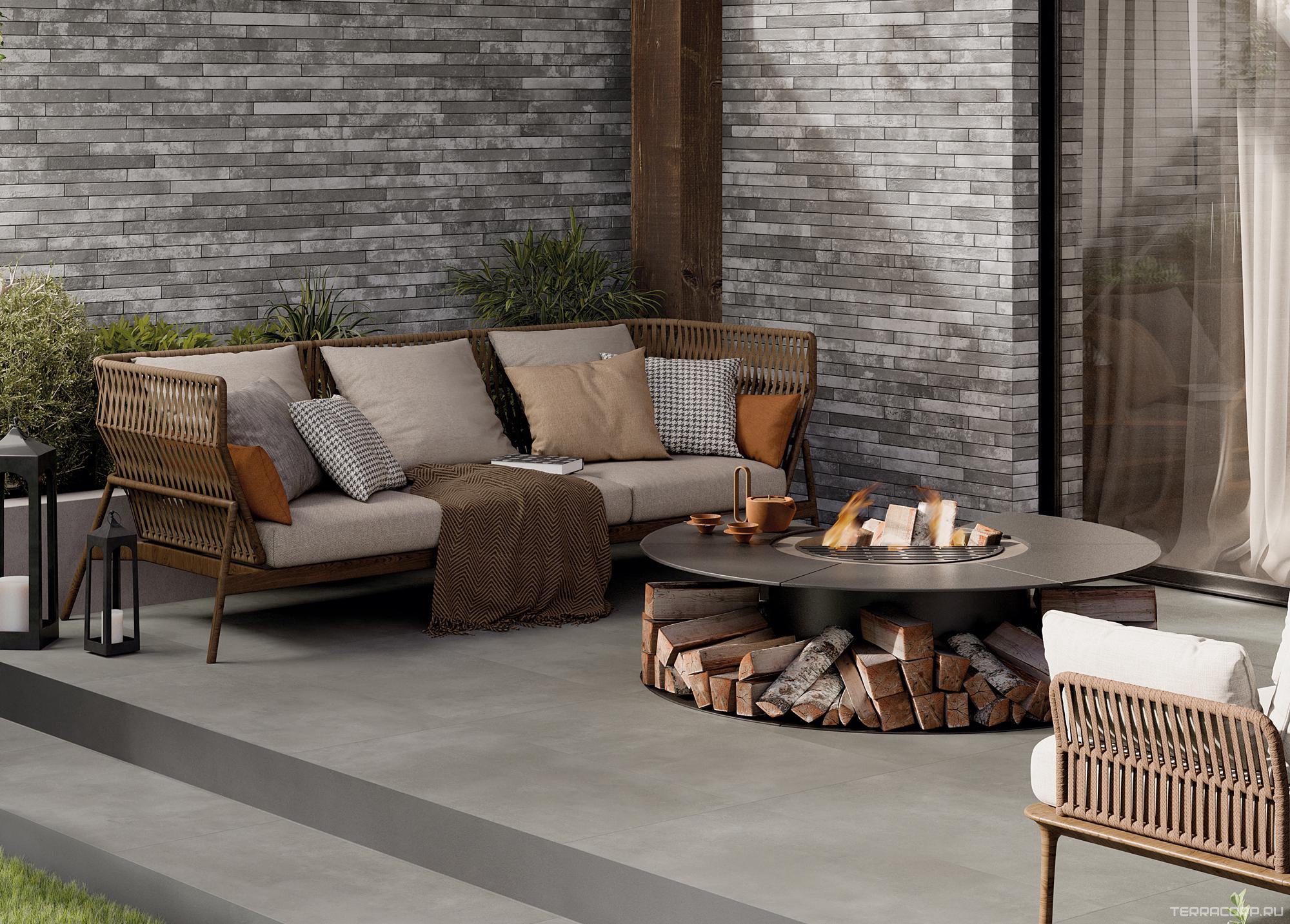 Керамогранит Sadon Harlem Dark Grey 4,8x45 Серый, фото 1