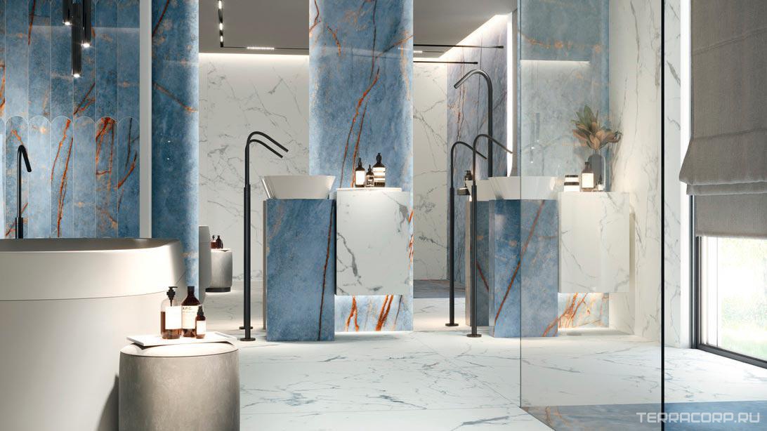 Керамогранит Florim Heritage Luxe Heritage Aqua Glossy 60x120 Зеленый, фото 2