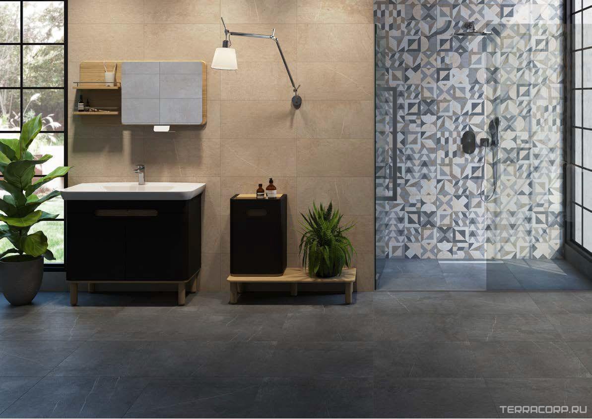 Керамогранит Unitile Монблан Керамогранит беж 01 КГ глаз 40x40 Бежевый, фото 2