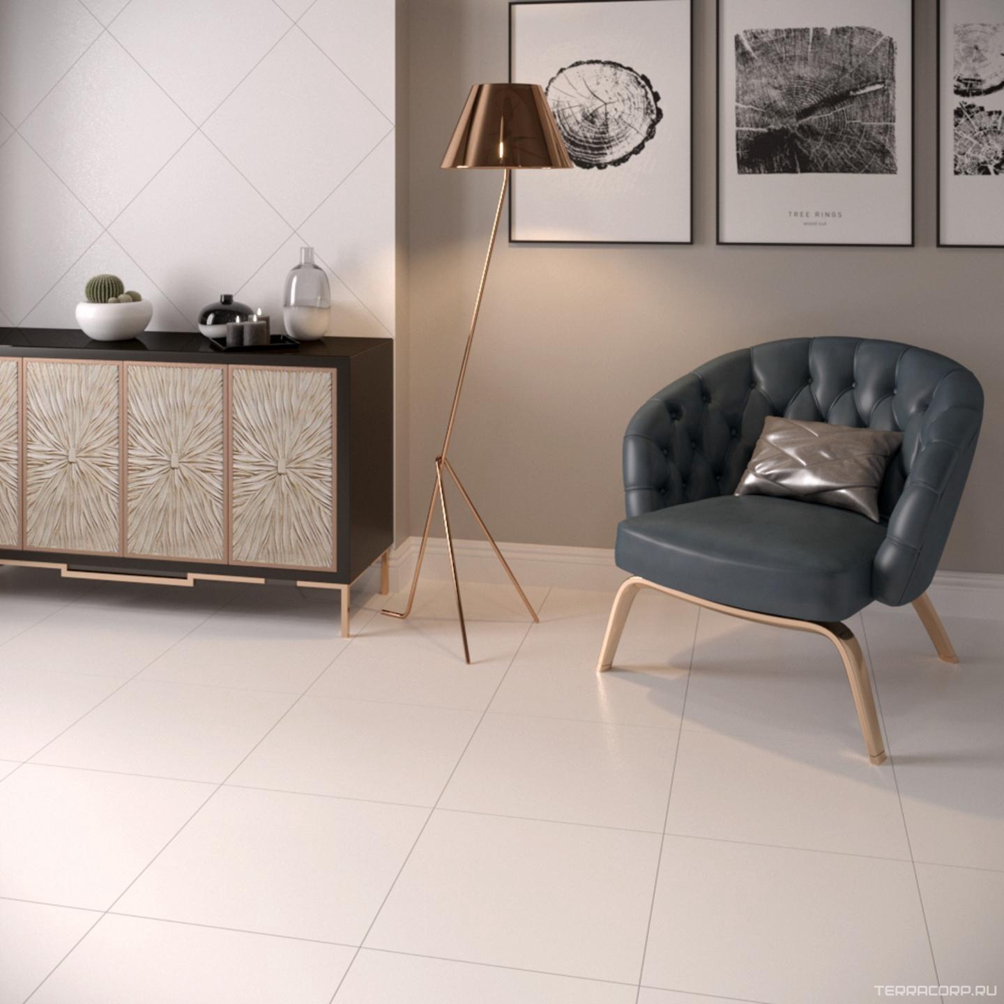 Керамогранит Gracia ceramica Monocolor Керамогранит blue RAL5014 PG 01XX 60х60 Голубой, фото 1