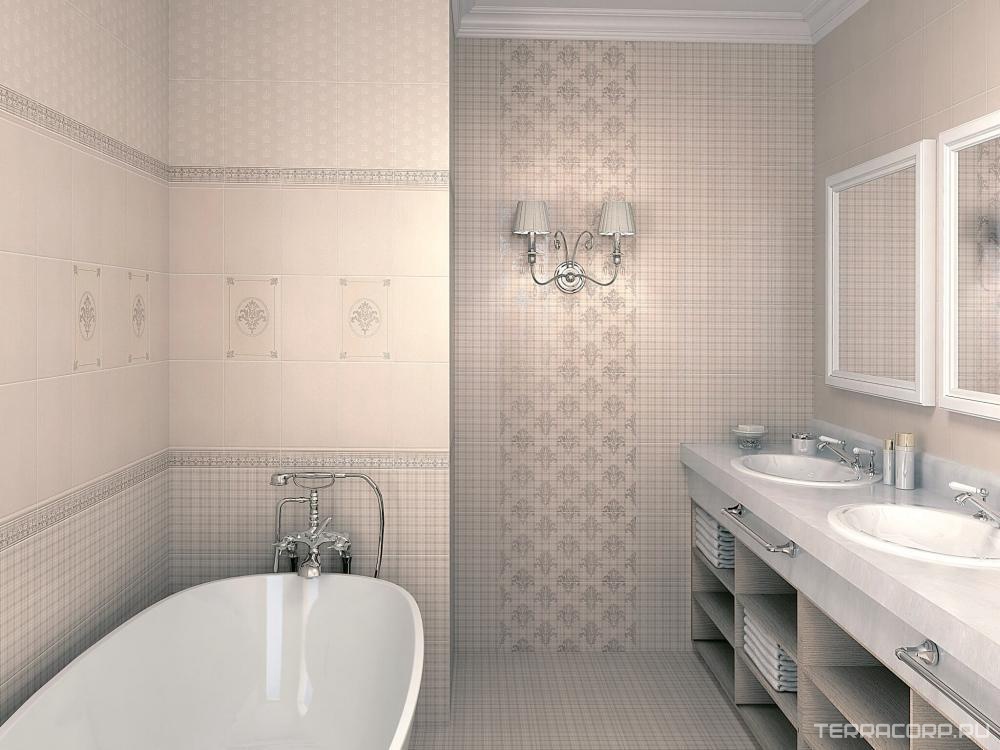 Керамическая плитка Kerama Marazzi Традиция Клетка l20х30 Бежевый, фото 2