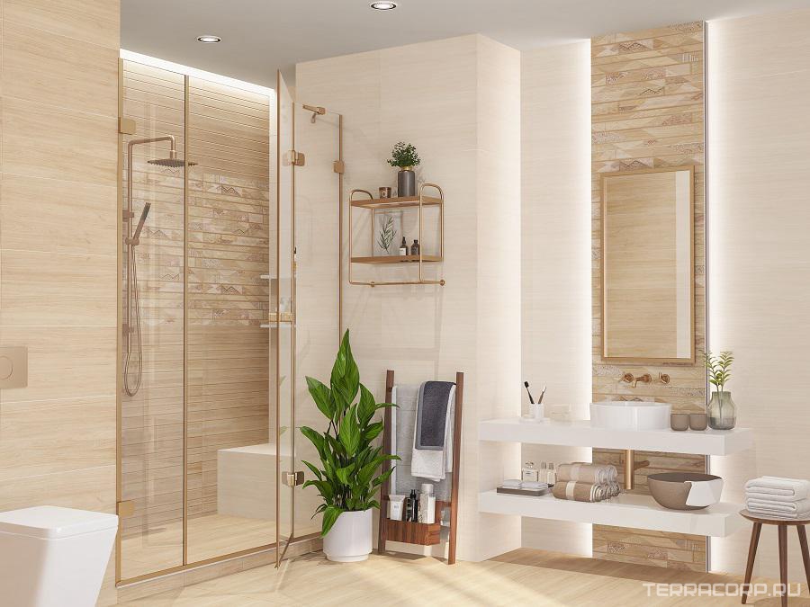 Керамическая плитка Azori Rustic Плитка RUSTIC BEIGE 31.5x63 Бежевый, фото 2