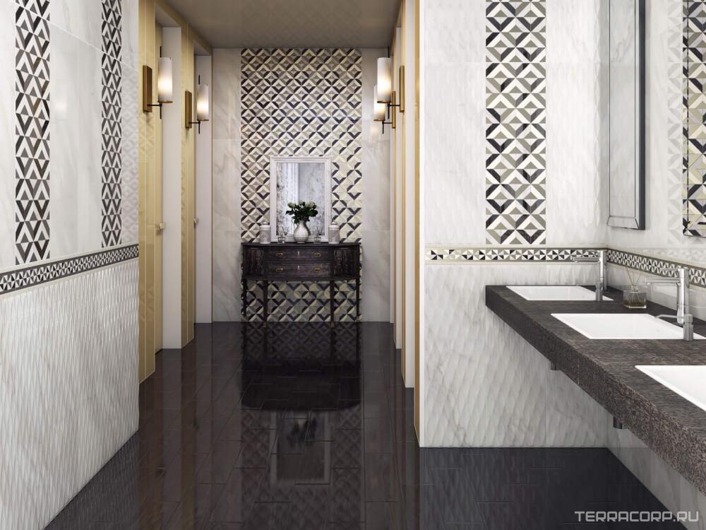 Керамическая плитка Kerama Marazzi Майори Декор обрезной 30х89.5 Комбинированный, фото 2