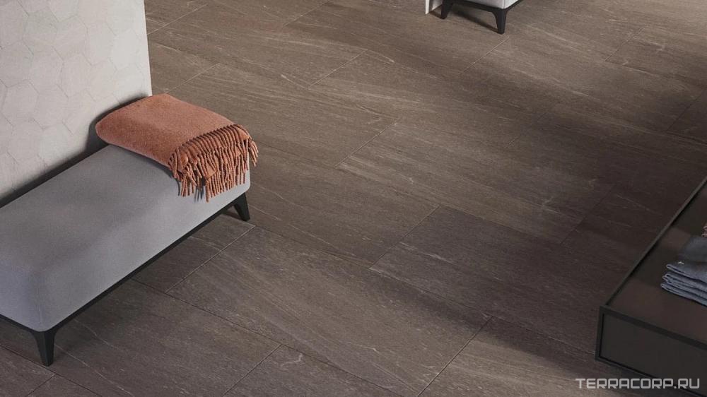 Керамогранит Estima Gabbro GB03 anthracite непол 60x120 Серый, фото 3