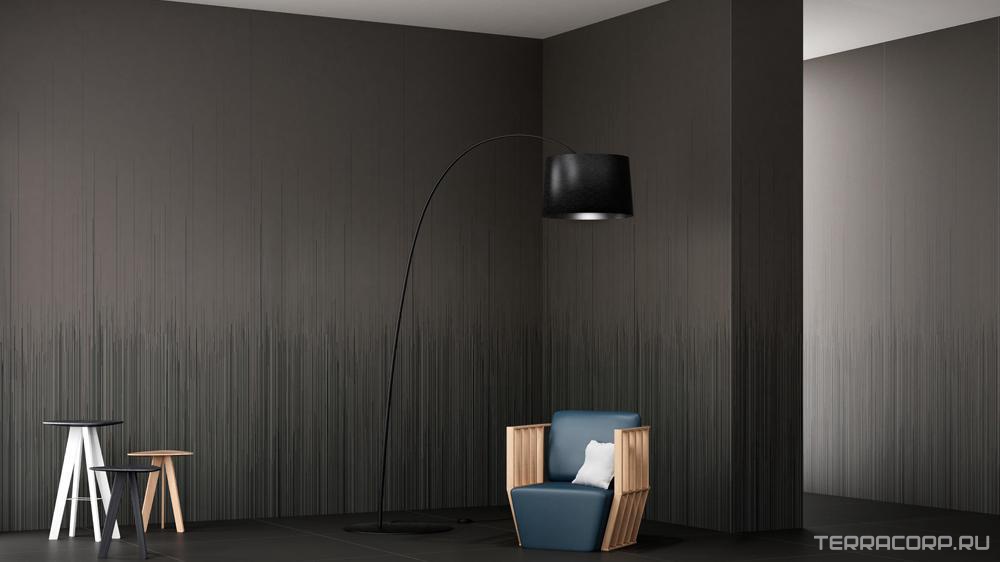Керамогранит Lea Ceramiche Waves Slimtech Wave Grey B 3plus XX 100x300 Серый, фото 1