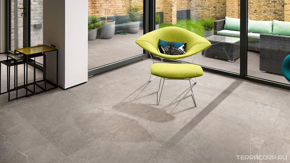 Керамогранит Imola Stoncrete STCR 12G RM (п.п.) 60x120 Серый, фото 4