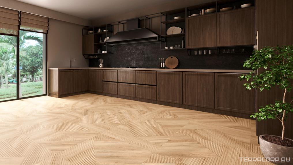Керамогранит APE Ceramica Koen Caramello matt/rett XXZZ20x120 Бежевый, фото 1