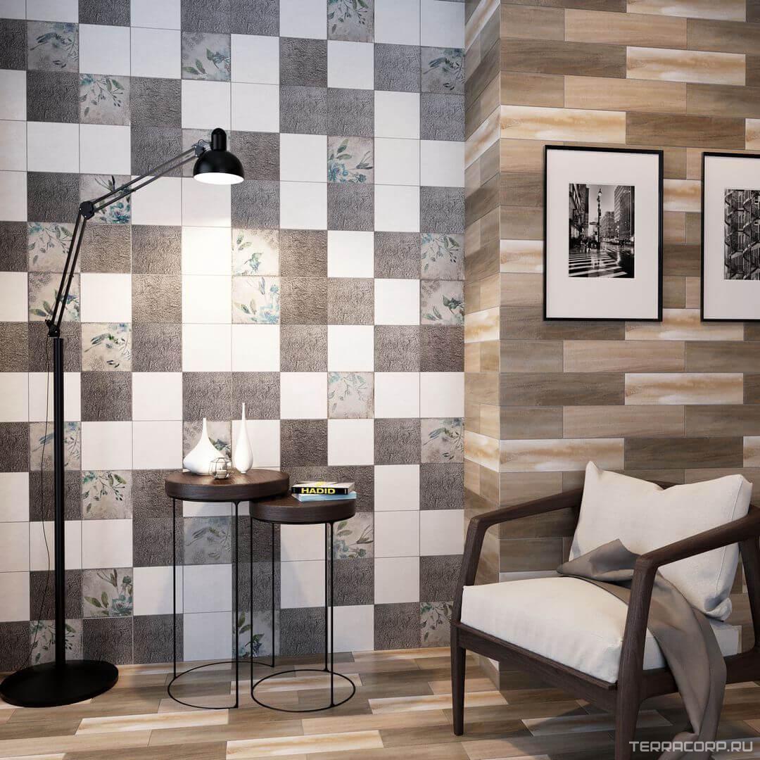 Керамогранит Gracia ceramica Basile light decor 01 20x20 Комбинированный, фото 1