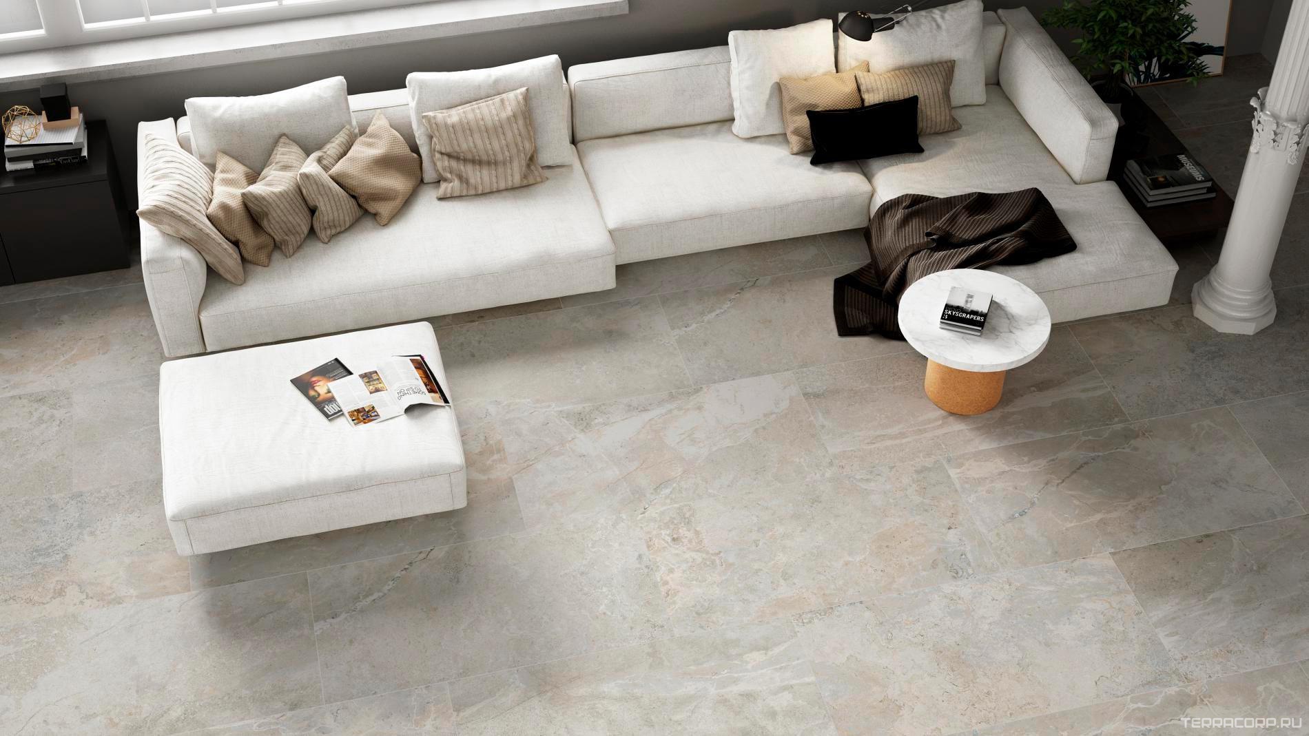 Керамогранит Pamesa Erding Pearl Decorstone rett60x120 Бежевый, фото 2