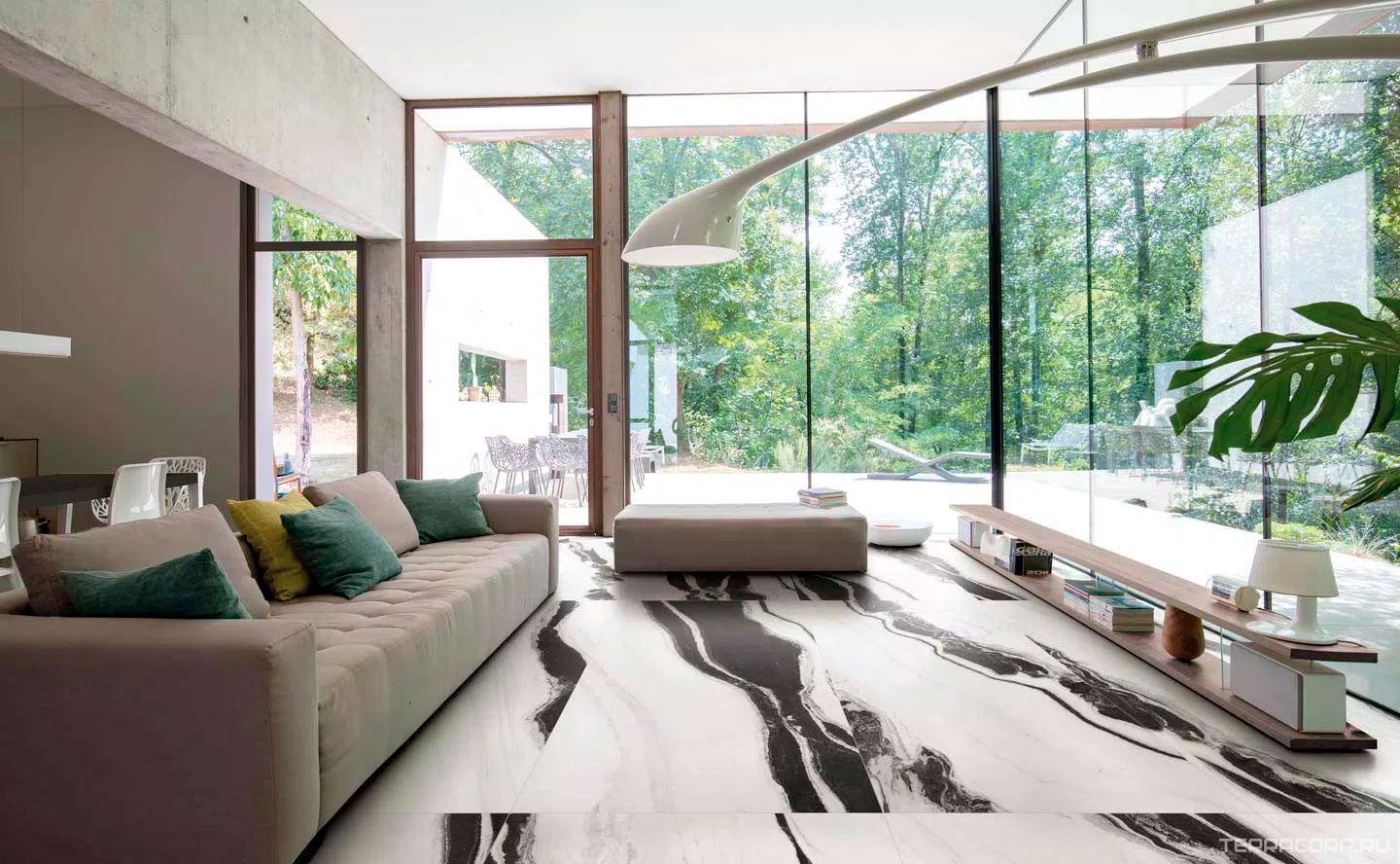 Керамогранит Florim B&W Marble Breach High-Glossy Ret 60X120 Серый, фото 5