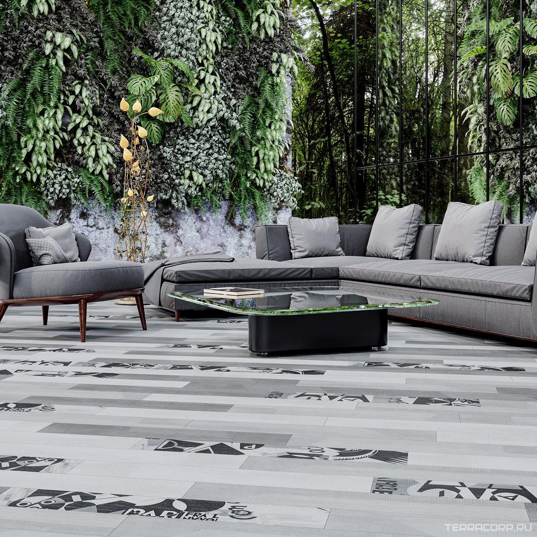Керамогранит Kerama Marazzi Спатола серый обрезной 13x80 Серый, фото 1