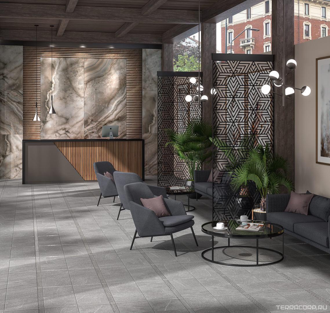 Керамогранит Kerama Marazzi Пиазентина серый KL 30x30 Серый, фото 5