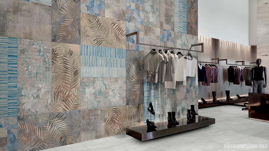 Керамогранит Dado Ceramica Wallpapers Geometric (mix 2) rett 60x120 Комбинированный, фото 4