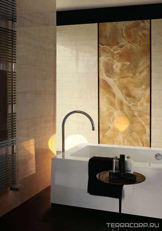Керамическая плитка Sant Agostino Elegance Onice Miele rt/luc 30x90 Бежевый, фото 1