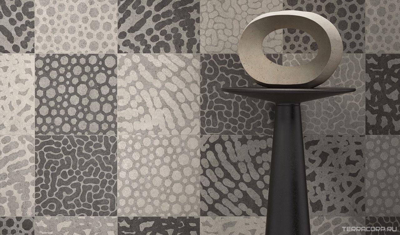 Керамогранит Lea Ceramiche Zoom Decoro Mix 20 ZZ20x20 Серый, фото 1