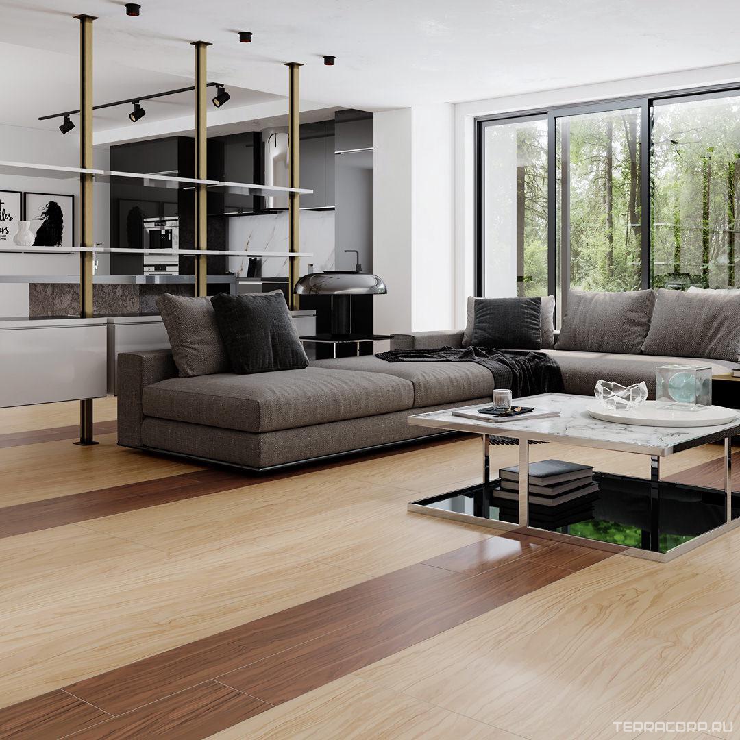Керамогранит Kerama Marazzi Олива бежевый обрезной ХХ60x119,5 Бежевый, фото 2