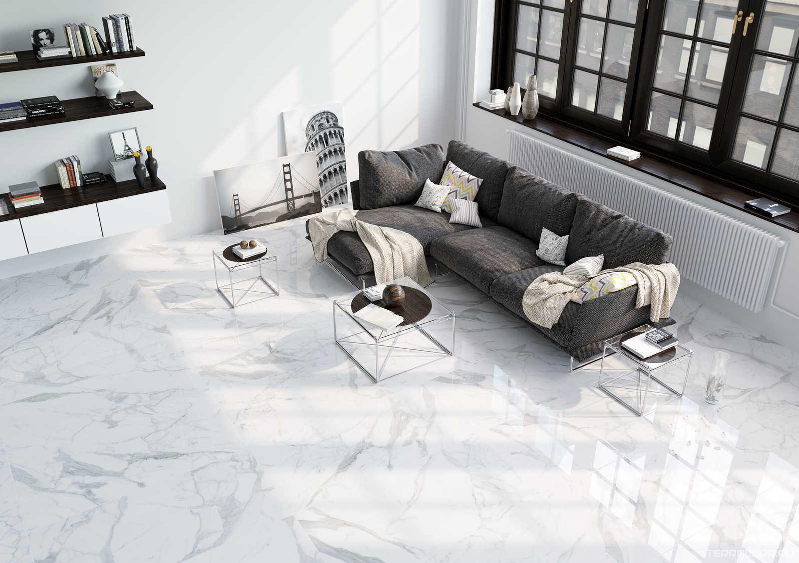 Керамогранит Estima Montis MN01 white непол. 60х120 Белый, фото 3