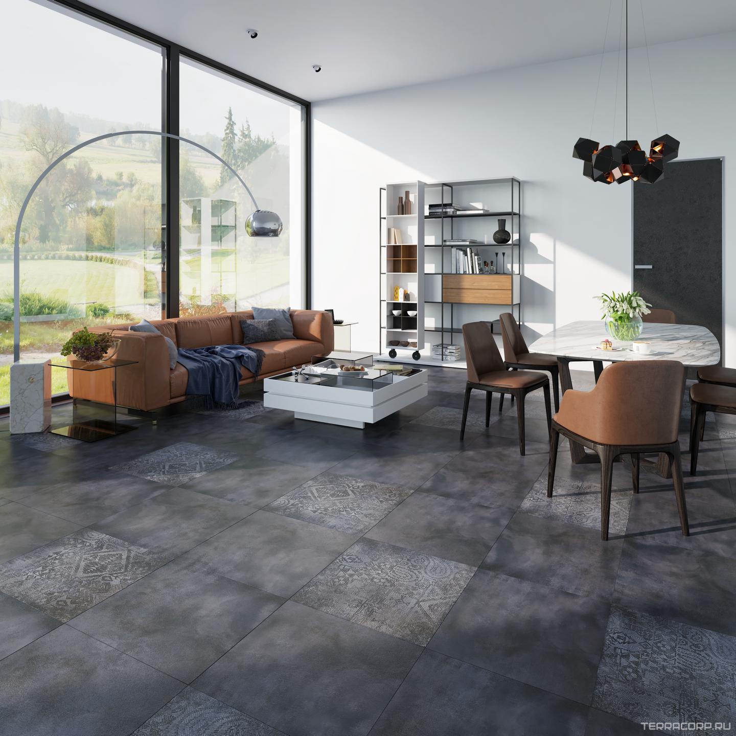 Керамогранит Gracia ceramica Antares Керамогранит grey PG 01 ZZ60x60 Серый, фото 2