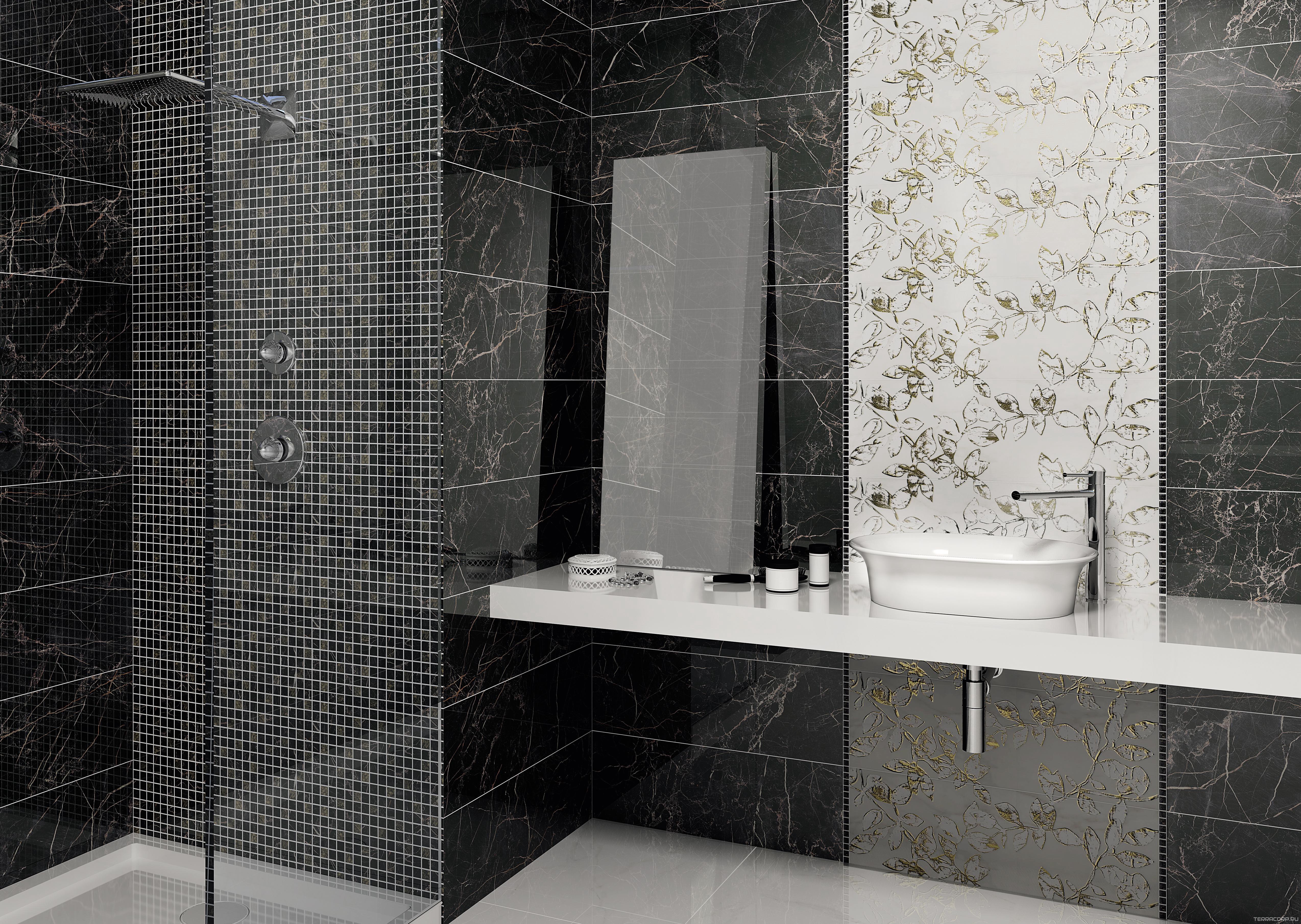 Керамическая плитка Kerama Marazzi Астория Декор А557 XX25х75 Белый, фото 1