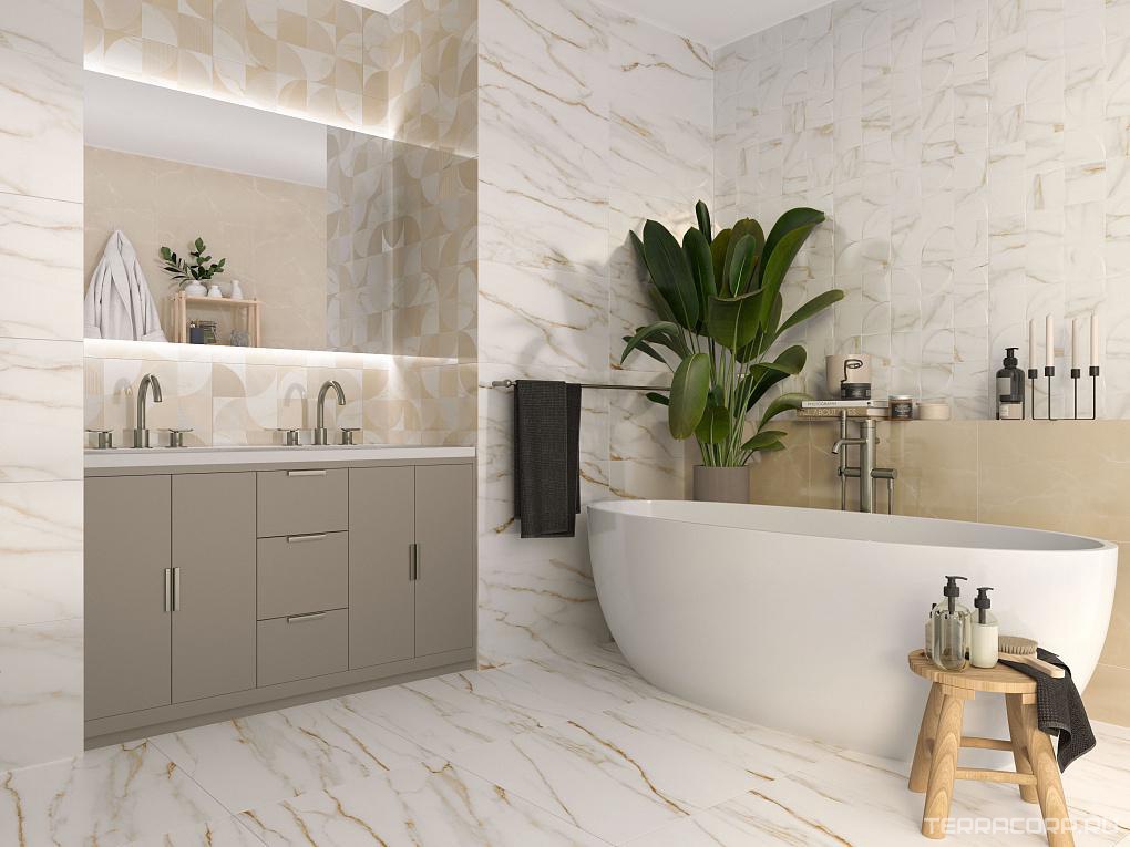 Керамогранит Gracia ceramica Marmaris white PG 01 45x45 Белый, фото 2