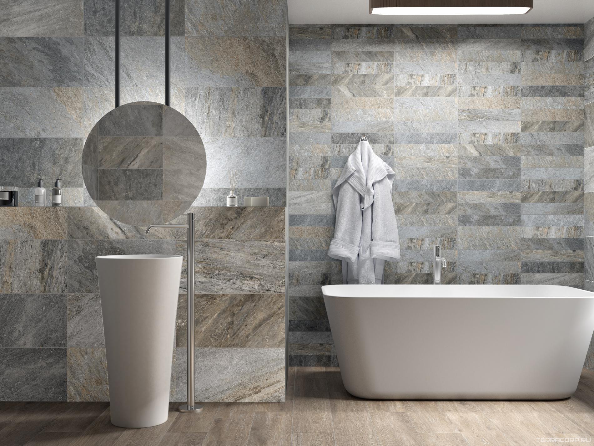 Керамогранит Pamesa Aroa Grey 8x44,2 XX Комбинированный, фото 3