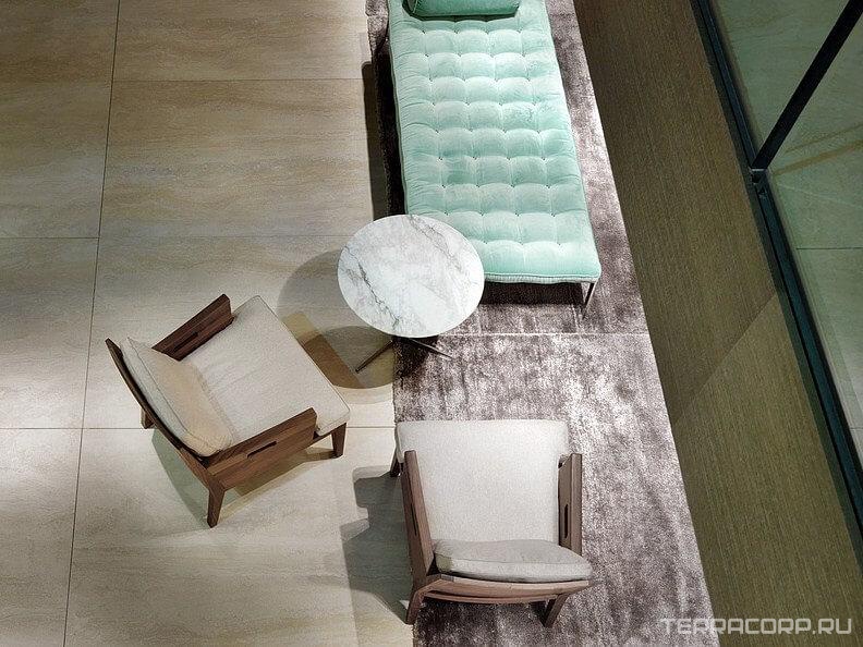 Керамогранит Laminam Stones I Natural Onice Miele Lucidato 5.6 100x100 Бежевый, фото 1