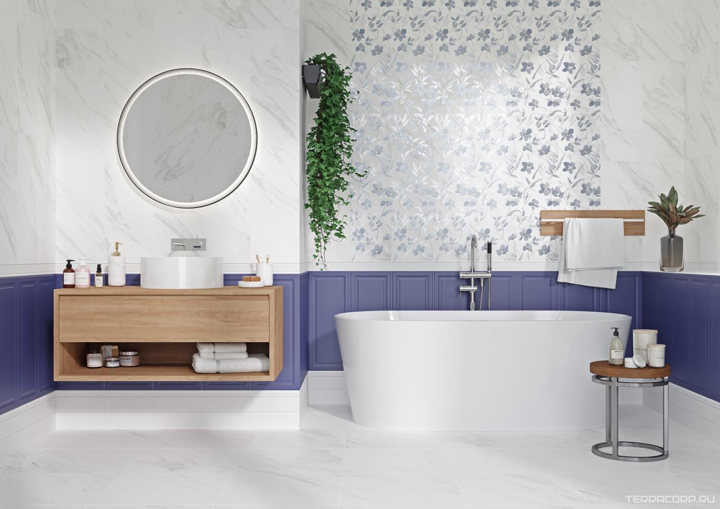 Керамогранит Gracia ceramica Scarlett white PG 01 45x45 Белый, фото 1